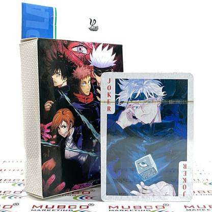 Mubco Anime Jujutsu Kaisen Poker Playing Card Games | 54 Cards | 2-10 Players | Age 7+