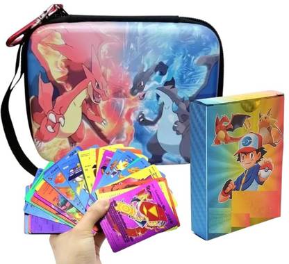 Bestie Toys Card game for Boys And Girls 55pcs cards With Card Case(300 card capacity)