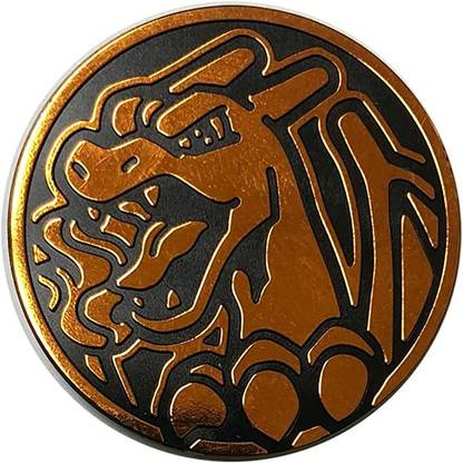 Pokémon Official Coin - Charizard - Holo FOIL Shiny - Trading Card Game Flipping Coin