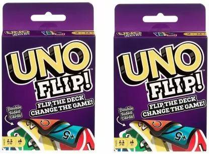 AONE ENTERPRISES UNO Flip Card Game (Multicolor)