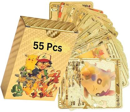 saburi Waterproof 55pcs Pokemon Gold Card Box M-83 V Series Vmax Gx