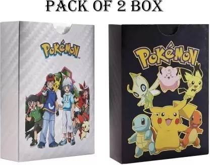 WOYR 2 Set 55pc each Pokemon TCG Black and Silver V Series Vmax Gx Playing Card