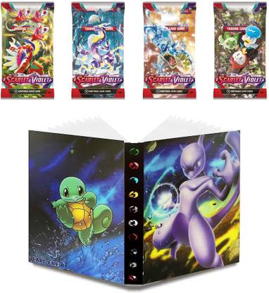 AncientKart Big Album Binder with Scarlet & Violet 4 packs