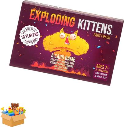 Zuuluzrs Super Edition Fun Game Exploding Kittens Party & Fun Games For Ages 7 +