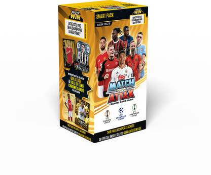topps india UCL Match Attax 24/25 Trading and Collectible Card Game (Smart Pack)
