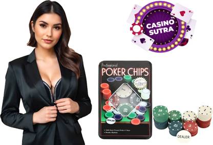 Casino Sutra Poker Chips 100 tin case