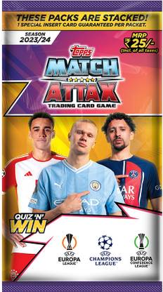 Topps UEFA Champions League Match Attax 23/24 - Flow Pack (Pack of 40)