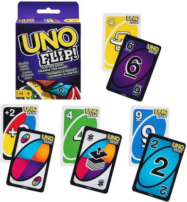 RITSKART 2024 New Uno Flip Cards Kids Family Game Fun Time Card Game Toy