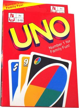 radhey preet Uno Table Fun Playing Card Regular Version, 2 Deck in 1 Set, RP1187 (25)