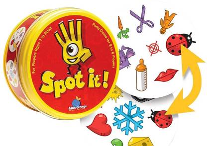 BANQLYN SPOT IT Card Game Unique and Special Cards Game Collation