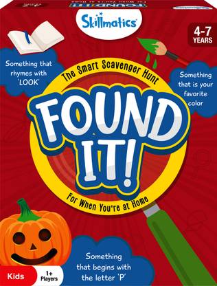Skillmatics Card Game - Found It Home Edition, Scavenger Hunt for Kids Ages 4, 5, 6, 7