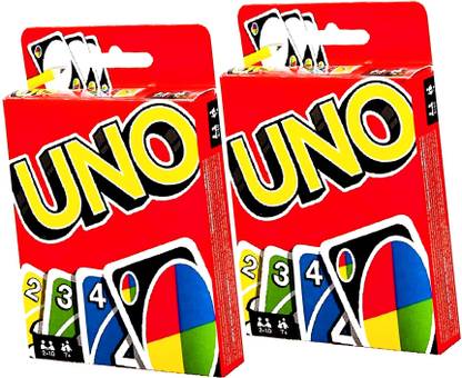 pari pari UNO FAMILY CARD GAME Model No-A-43 COMPLETE PACK OF 2 COMBO CARDS