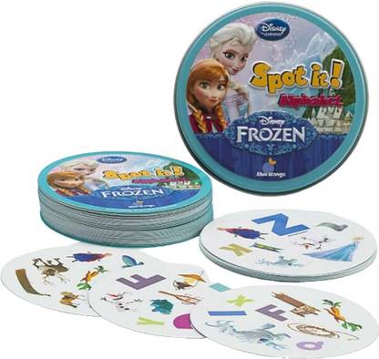 Tanvi collections DOBBLE Spot It Alphabet Frozen Multicolor Card GameGame for Kids