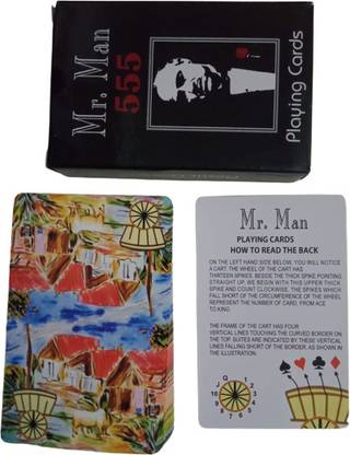 taramagicStore 555 Mr Man Marked Deck Cheating Playing Card Magic