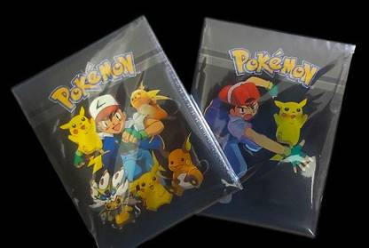 BIFLEX Pokemon Assorted 10 Pcs Rare and Collectible Black Foil Cards (10 Cards)