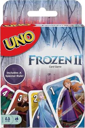 Gift Collection Premium Quality UNO Frozen II Card Game for kids and family Fun Game Frozen 2