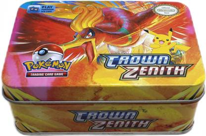 neoinsta shopping Very beautiful 40pc pokemon cards in a metal case Orange Red Crown Zenith