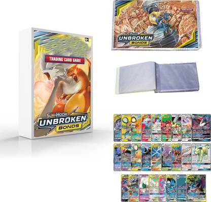 AncientKart Pokemon cards Unbroken Bonds Series GX cards Set of 32 ( Non Holo, Non Repeated)