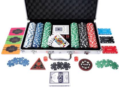 VOGUE WONDER Poker Chips Set with Bricks Without Denominations Acrylic Texas Omaha For Adults