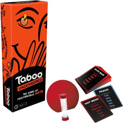 HASBRO GAMING Taboo Uncensored Board Game for Adults Only | Ages 17+ | 4+ Players