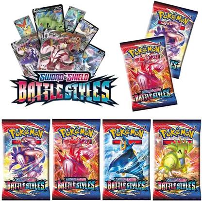 CrazyBuy Pokemon Sword & Shield Battle Styles 4 Booster Pack