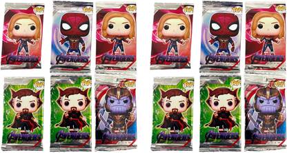 WOYR Premium Quality 12 set(96PC) Avengers Playing Cards booster box|Marvel Card Game