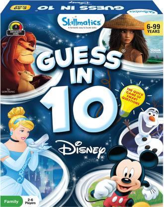 Skillmatics Guess in 10 Disney Edition For Ages 6 - 99 Years