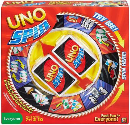 Rustic UNO SPIN FAMILY CARD GAME