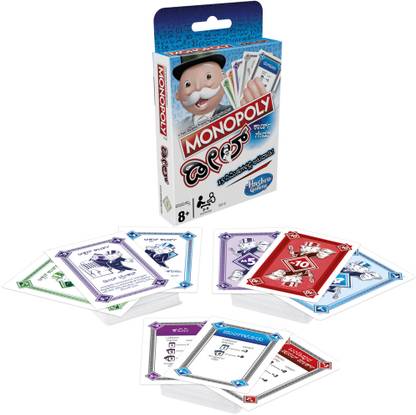 HASBRO GAMING Deal Card Game, Quick-Playing Card Game for 2-5 Players, Ages 8+