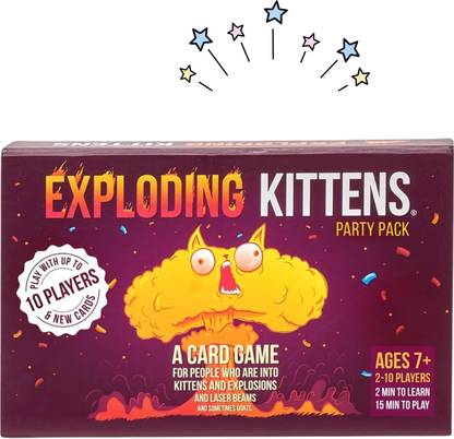Zuuluzrs Exploding Kittens Party & Fun Card Games For Group Of Adults