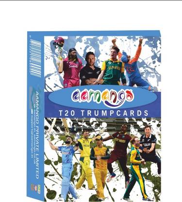 Aamango T20 International Cricket Trump Cards (Includes current & retired cricketers)