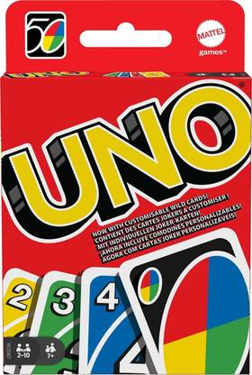 UNO Playing Card Game (Yellow)