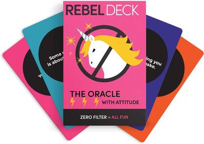 Honch Rebel Deck The Oracle with Attitude Unfiltered, Self Care Oracle