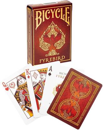 Bicycle Fyrebird Playing Cards for All Ages, Pack of 1