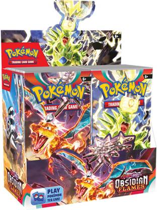 FEDOY Pokémon TCG: Scarlet & Violet-Obsidian Flames Booster Display Box (36 Packs)