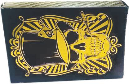 ARGS PAPER PLUS BLACK SKULL PLAYING CARD