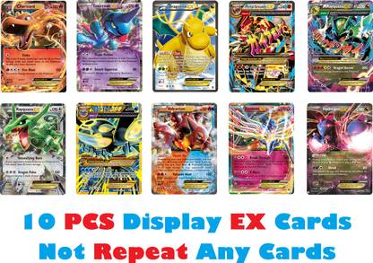 BIFLEX Pokemon Mega Legendary EX Series Card Set Of 10 Cards (Display EX Card Set)