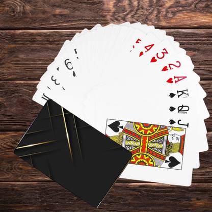 KARBD Elite Playing Cards Deck Standard Bridge Size Plastic Laminated Rummy Game