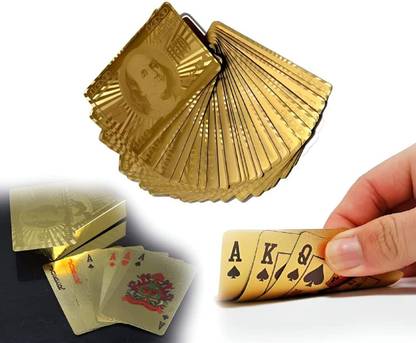 SHIFTER Playing Cards Golden Poker Cards Teen Patti Plastic Waterproof