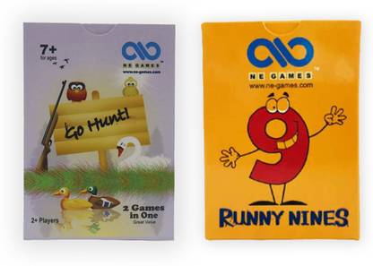 NE Games GO HUNTAND RUNNY NINES CARD GAME