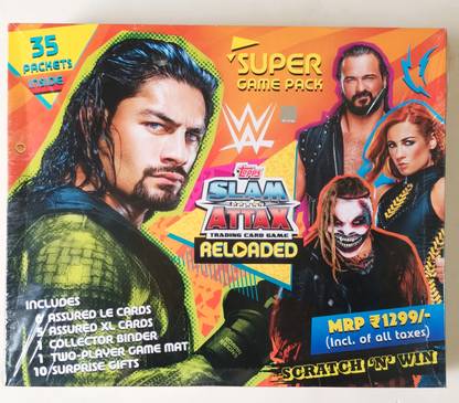 Topps SLAM ATTAX Trading Card Super Game Pack