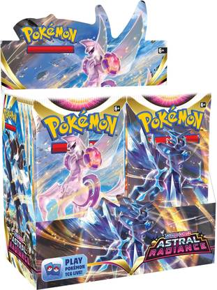 FEDOY PokeMon Sword & Shield Astral Radiance Booster Pack Playing Card Game for Kids