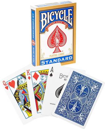 Bicycle Standard Rider Playing Cards, for All Ages, Pack of 1