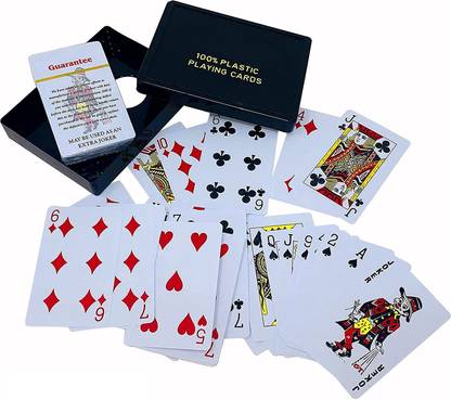 trisha's crn Waterproof and Flexible Deck Rummy/Poker Cards Party Game (Pack of 3 Desk)