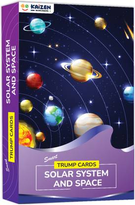 Kaizen MicroLessons Solar System and Space Trump Cards – Fun and Engaging Trump Cards Toy for Kids