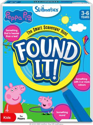 Skillmatics Card Game - Found It Peppa Pig, Scavenger Hunt for Kids, Gifts Ages 3, 4, 5, 6