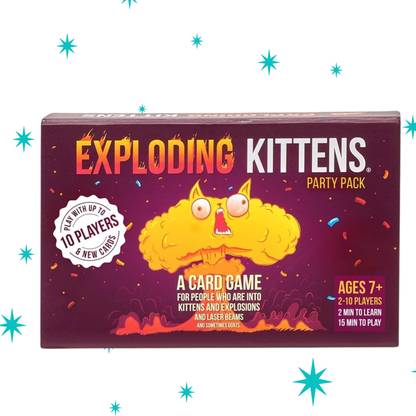 Zuuluzrs Exploding Kittens Party Pack 2 to 10 Players Fun Card Games