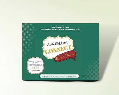 Ask.Share.Connect Arranged Marriage Card Game Build Trust For A Stronger Relationship