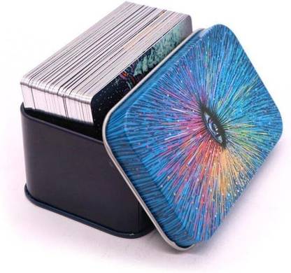Zwarte Little Prisma Visions Tarot Decks with General Instructions Book
