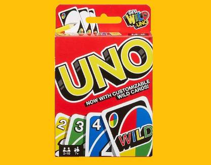 vworld Uno Fast Fun Card Game for Kid,1 Set